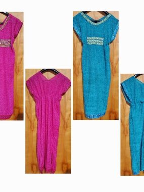 HANDMADE COCKTAIL GIRL DRES WITH RHINESTONES